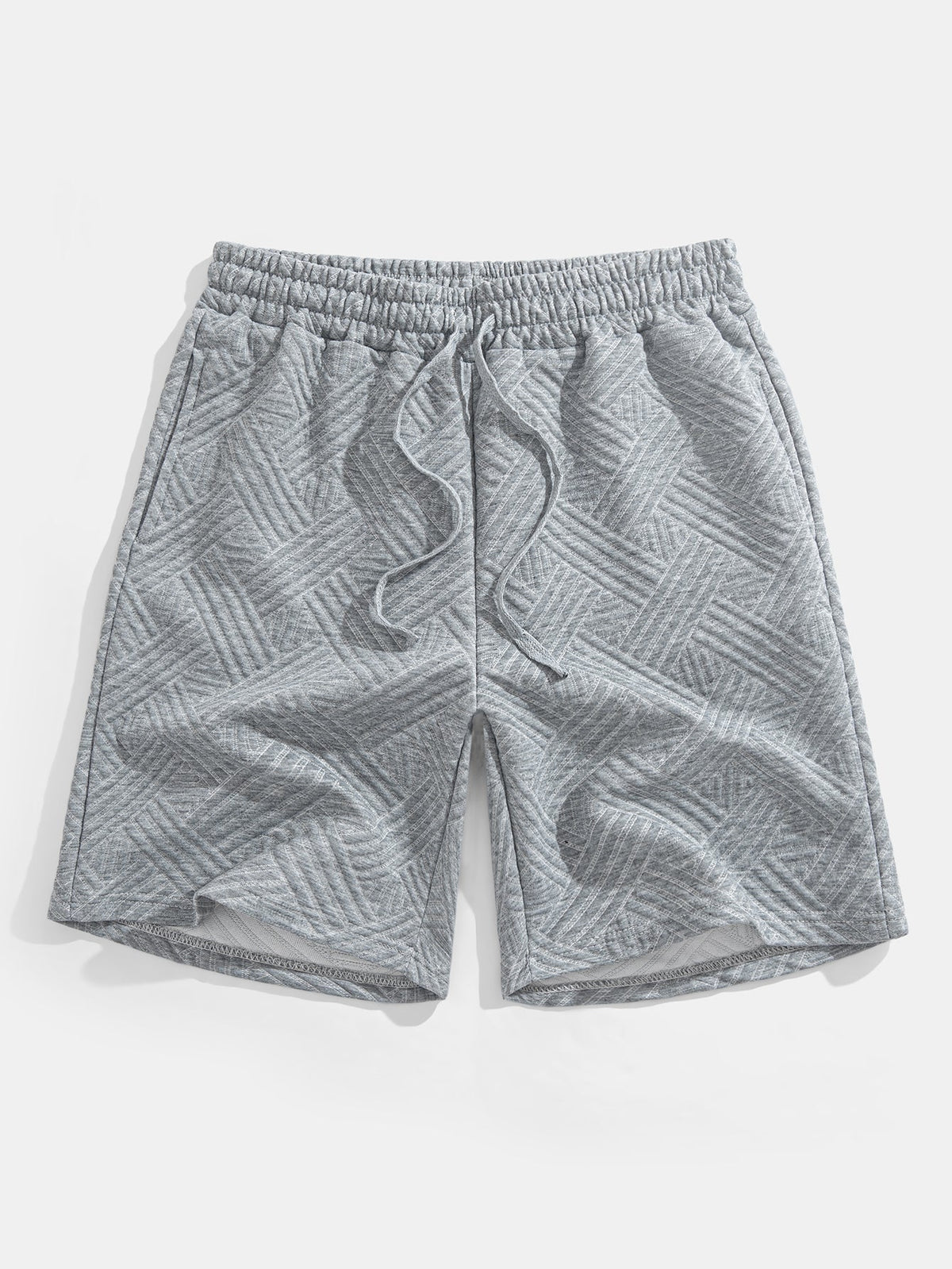 Striped Jacquard T-Shirt & Shorts Set