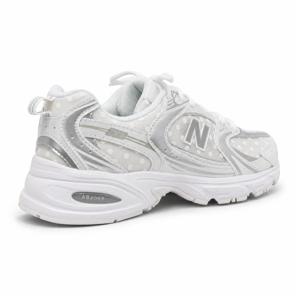New Balance 530 | Polka Silver Dots