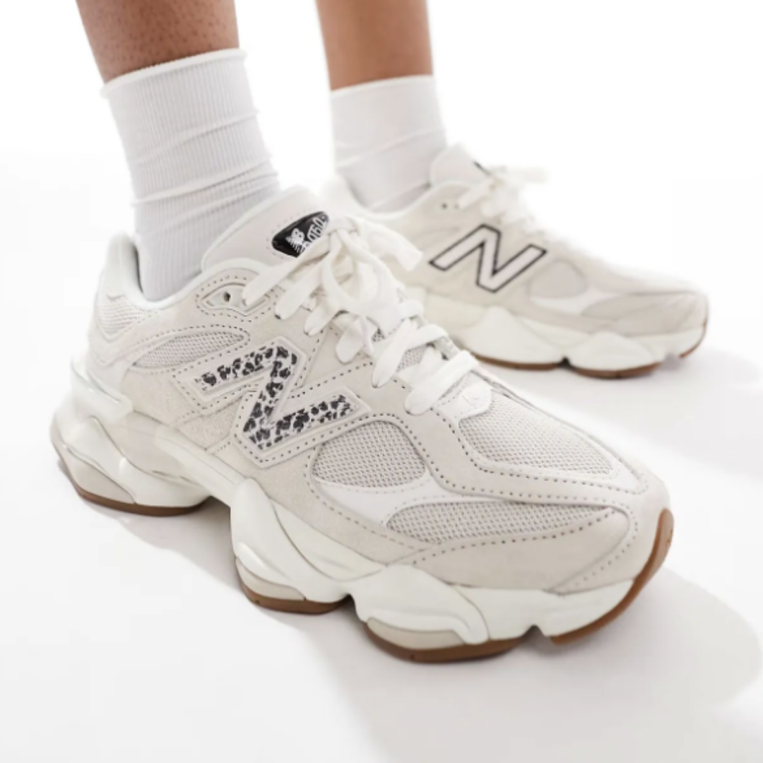 New Balance 9060 | Beige Leopard Print