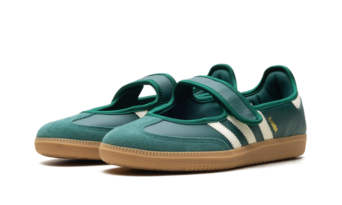 Adidas Samba Jane | Green White Gum