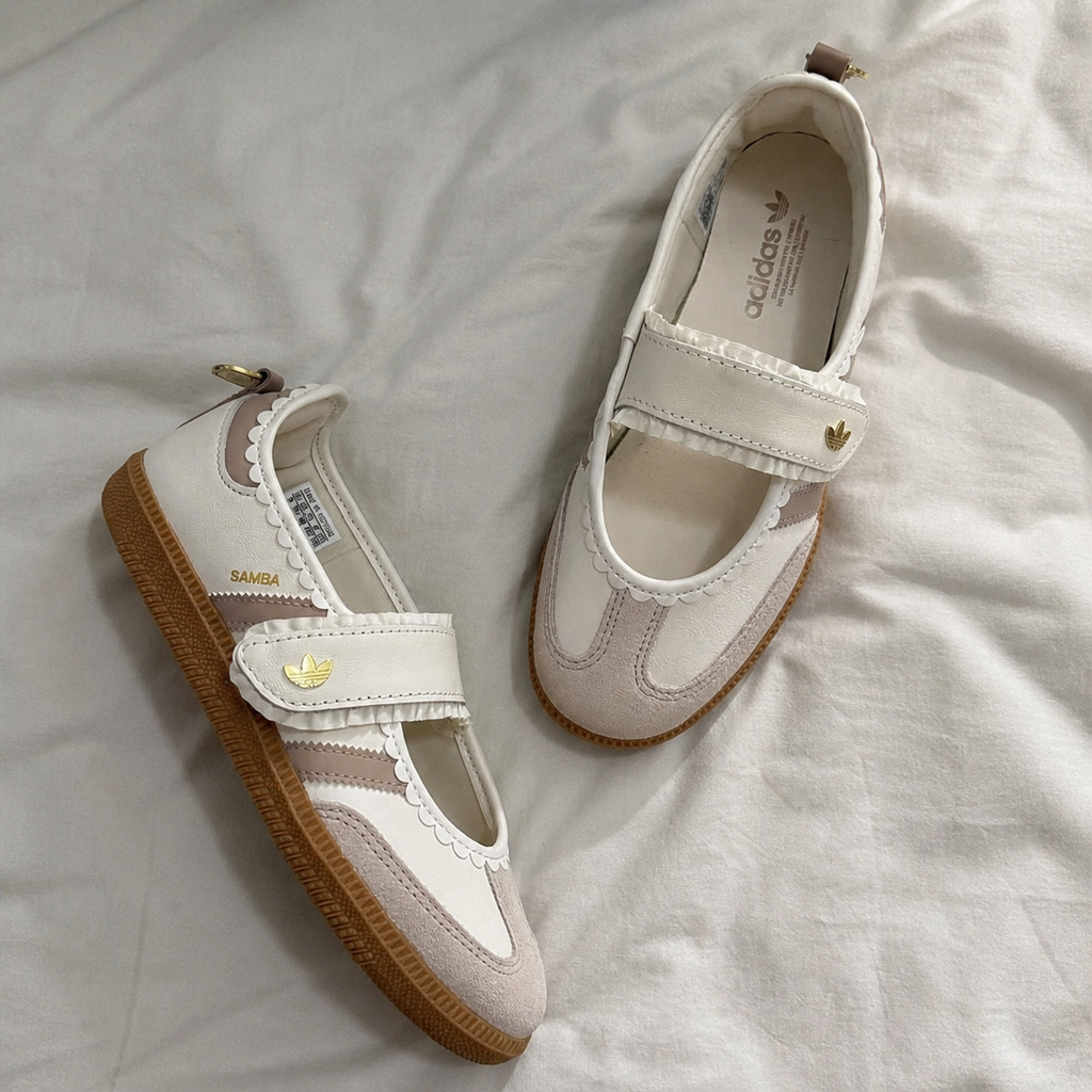 Adidas Samba Jane Frill Ruffle Pack | White Beige