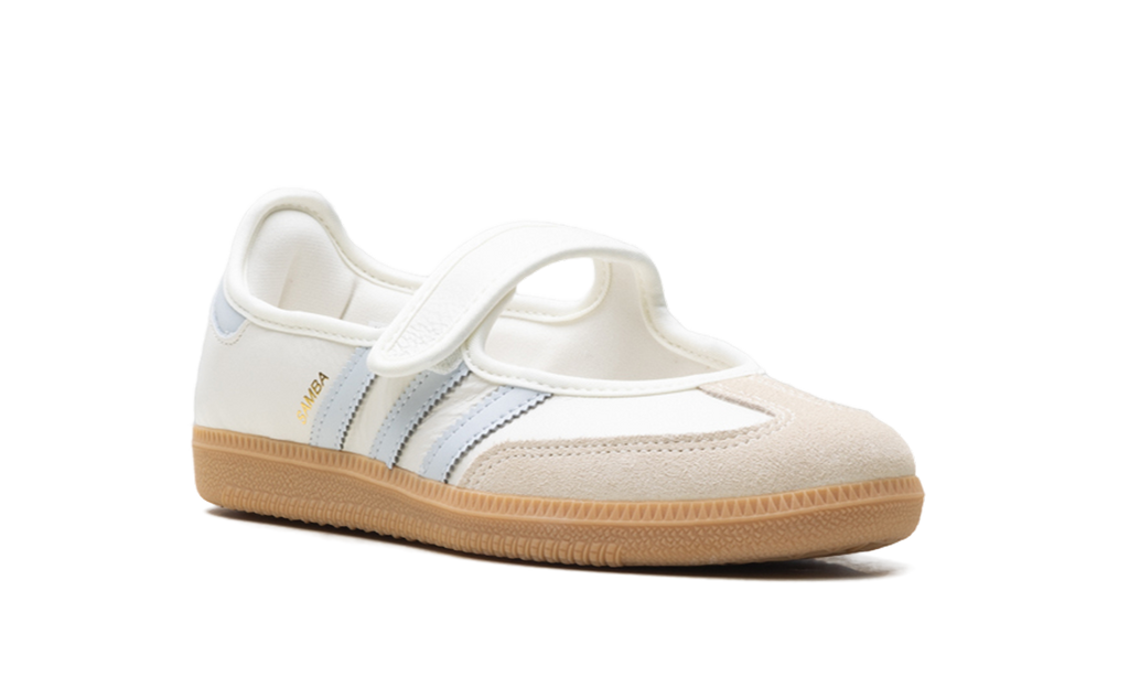 Adidas Samba Jane | White Blue Gum