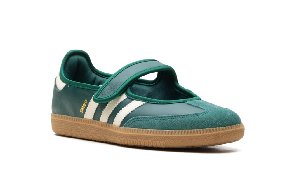 Adidas Samba Jane | Green White Gum